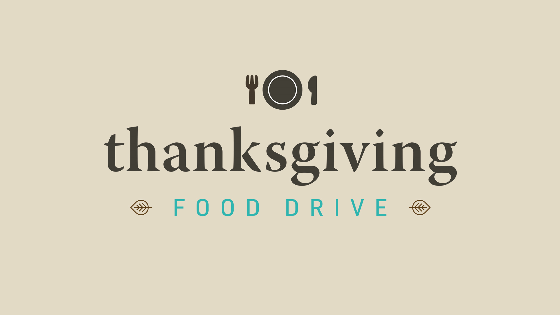 thanksgiving food drive ideas
